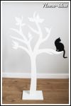 Drzewko 90 cm z kotem - mdf malowany kolor do wyboru
